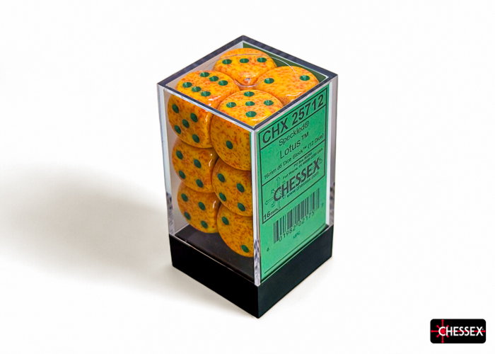 Speckled Lotus 16mm d6 Dice Block (12 dice) - CHX25712